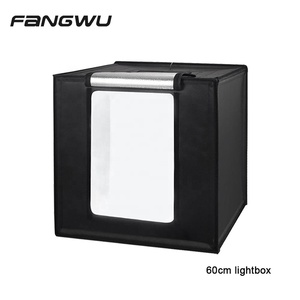 <span class=keywords><strong>Caja</strong></span> de luz Led portátil para fotografía, 40cm, 60cm, 80cm, plegable para estudio fotográfico, joyería, ropa y grabación - Product Image 3