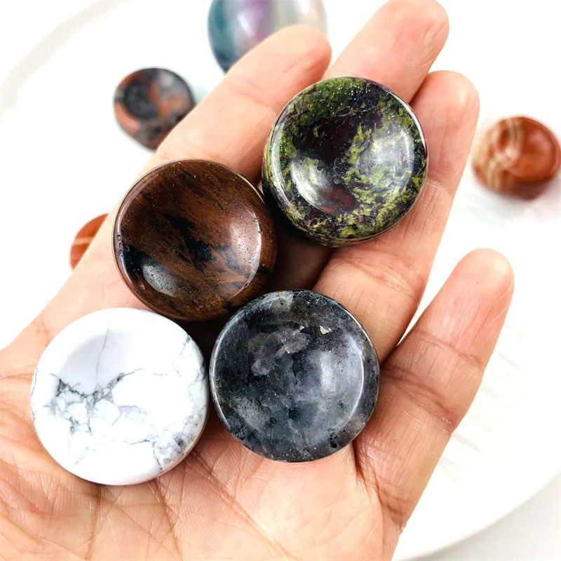 Hot sale mini gemstone sphere holder ball base chakra stones for decoration