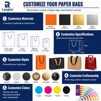 Sacs en papier écologiques personnalisés avec logo imprimé, vente en gros, sacs en papier kraft de haute qualité avec votre propre logo
