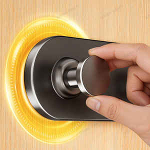 Wall Mounted Suction Cup Hooks Heavy Duty Traceless Rectangle For Bathroom Kitchen Door Coat Rack - Product Image 3