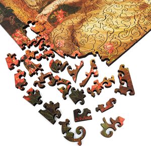Hot bán A4 Kích thước dành cho người lớn nam châm bằng gỗ ghép hình câu đố độc đáo hình động vật với giáo dục DIY phim hoạt hình đồ chơi phong cách hoàn chỉnh khung - Product Image 6