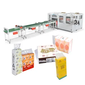 Factory Wholesale China Manufacturer Napkin Paper Production Line Facial Tissue Paper packing machine price