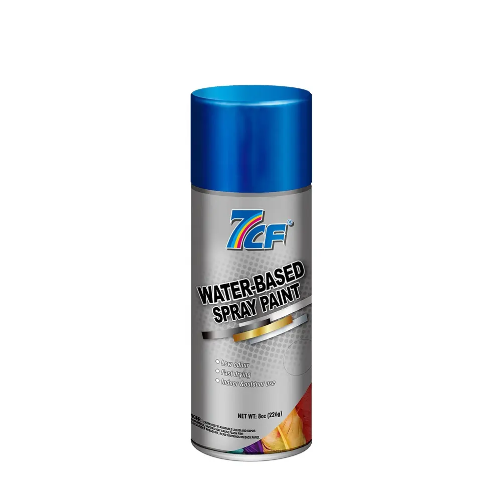 7CF China Fabrikant 400Ml Milieuvriendelijke Acryl Waterbasis Verf Voor Auto 'S Metalen Hout