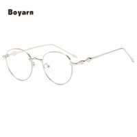Boyarn Cut Blue Ray Gafas de computadora Marcos de metal redondos cuadrados personalizados Gafas de bloqueo de luz azul 2024 para hombres Mujeres Hombres