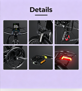 Bicicleta de Carretera <span class=keywords><strong>Kaiku</strong></span> Modelo 12 de Acero con Alto Contenido de Carbono, Llantas Delgadas y Lisas de 8.5 Pulgadas, Fabricada en Hebei, Ligera, para Competición de Adultos - Product Image 3