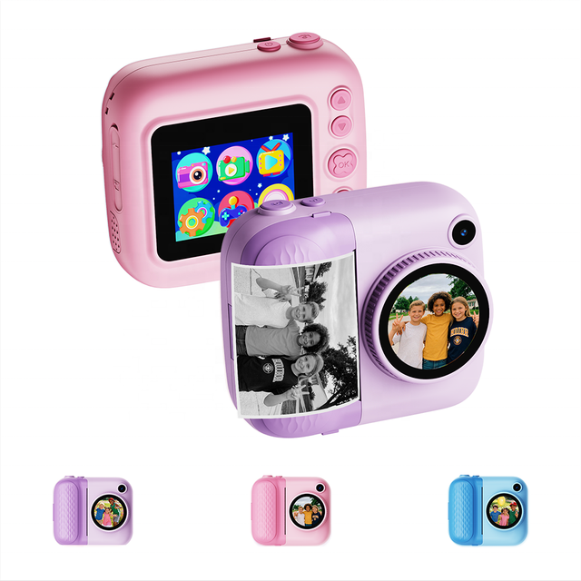 YMX CP06 Portable Children Double Display Camera with Thermal Printing Technology and Rechargeable Battery for School Trip