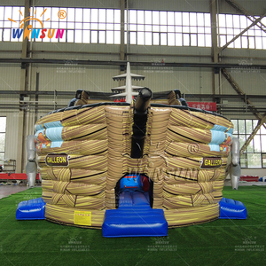 Barco Pirata Personalizado de Alta Calidad - Material de PVC de Grado Comercial para Parques de Trampolín y Uso en Jardines - Product Image 5