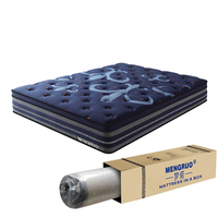 Lieferantenangepasste Taschenfederkern-Gel-Memory-Foam-Hybridmatratze Komfortable Luxus-Hotelmatratze 30cm Dicke 10 Jahre Garantie
