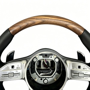 Volante de Madera Completo Retrofit para Mercedes-Benz AMG CLA45 E207 <span class=keywords><strong>GLC</strong></span> X253 A220 W203 - Product Image 4