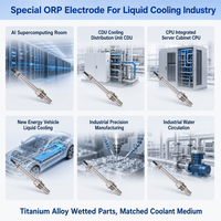 Medidor de ORP en Línea con Conector NPT3/4 M16 y Cable de 5m para la Calidad del Agua de Refrigeración en Centros de Datos HPC