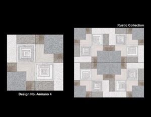 Carreaux de porcelaine vitrifiés Punch rustique 16x16 à imprimé marbre économique Revêtement de sol extérieur robuste Idéal pour le stationnement de bureau - Product Image 6