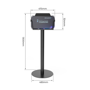 Station de recharge mobile ultra-rapide Y2 Power UMA Power Floor Stand PD20W pour lieux publics, optionnelle avec paiement par code QR et câble - Product Image 5
