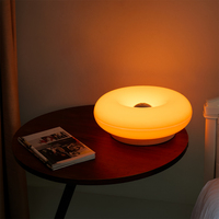 Lampe de table LED moderne avec télécommande RGB, batterie intégrée rechargeable, lampe décorative de chevet, lampe de porte