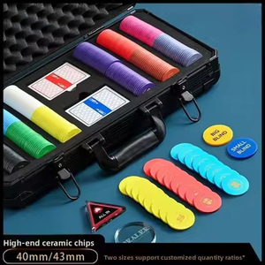 ชุดชิปเซรามิกเท็กซัสโฮลเอ็มระดับพรีเมียมสุดหรู 300/500 ชิ้น |   กล่องอลูมิเนียม EVA ระดับไฮเอนด์ สำหรับโทเค็นพิเศษ 4 ชิ้น สำหรับชมรมไพ่นกกระจอกและคาสิโน - Product Image 3