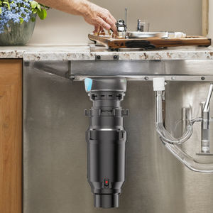 Machine à déchets électrique d'évier de cuisine domestique Processeur de déchets alimentaires en acier inoxydable ABS continu - Product Image 5