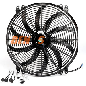 Универсальный реле термостата + 12 В 16 дюймов вентилятор радиатора тонкий Push Pull Электрический - Product Image 1