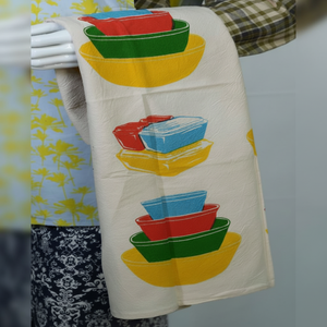 Paño de Cocina de Algodón Estampado Personalizado al por Mayor, Desechable, Ecológico, de Secado Rápido, Hipoalergénico, con Diseño Floral Cuadrado para Uso en la Cocina - Product Image 1