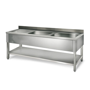 VCT-06 VICTORY CUISINE Évier En Acier Inoxydable Équipement De Restauration Médicale Laboratoire Hôpital Hôtel Restaurant Cuisine Meubles Fournitures - Product Image 1
