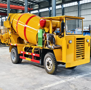 Truk Mixer beton industri terbaru 2.5 3 4 meter kubik truk pengaduk beton harga rendah - Product Image 1