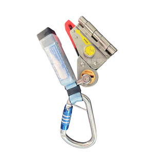 Diseño clásico Cable de acero Climb Slider Cable Grab Mosquetón portátil para escalar - Product Image 1