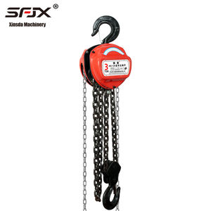 SFJX 2 toneladas 5 toneladas 20 toneladas polipasto de cadena manual de estilo redondo de tamaño pequeño - Product Image 5