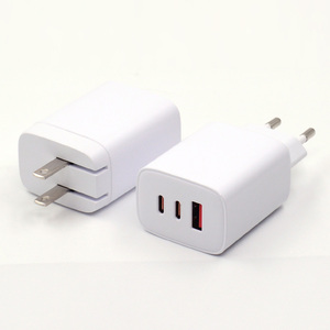 Caricatore da Muro Pieghevole USA con <span class=keywords><strong>3</strong></span> Porte PD PPS GaN 65W Tipo C, Ricarica Super Veloce per iPhone, Google, Laptop - Product Image 2