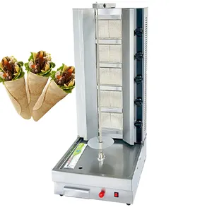 Yemek salonu için ticari LPG gaz propan barbekü Shawarma fırın