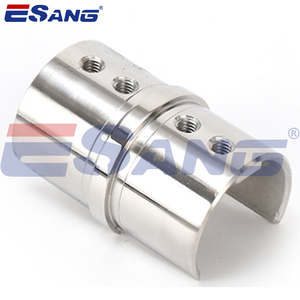 ESANG 90 Degree <strong>Fixed</strong> Elbow Railing <strong>Handrail</strong> Fitting 304 316 Stainless Steel <strong>Handrail</strong> Slott Tube Connect Accessories - Product Image 3