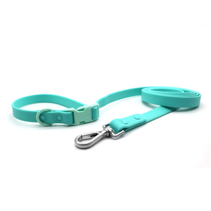 Ingrosso Logo personalizzato colori PVC collare per cani guinzaglio piombo impermeabile mani libere guinzaglio cane - Product Image 5