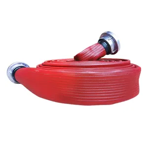 Good Price Lining Customized Lay Flat Firefighting Hose Fire Hose Red Fire Hose