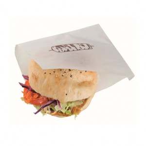 Sacs à kebab personnalisés avec logo imprimé, écologiques, recyclables, résistants à la chaleur et anti-graisse, emballage de livraison pour pain, chewing-gum, sucettes - Product Image 5