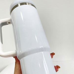 Custom H2.0 40Oz Glossy White <b>Bottle</b> Cups Mugs for Silk Printing Tumbler <b>Personalised</b> Logo Design - Product Image 4