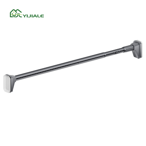 YIJIALE Fabricante de Barras Telescópicas para Cortinas de Metal, Ultra Cortas de 0.7-1.2m, 32mm, de Fácil Instalación con un Clic, Sin Necesidad de Taladrar, para Armarios - Product Image 1
