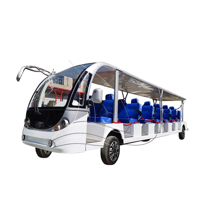 Factory price sightseeing car manufacturer electric tourist sightseeing bus for sale