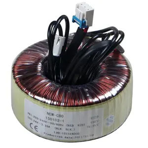 Transformador Toroidal trifásico para amplificadores de Audio y Control industrial