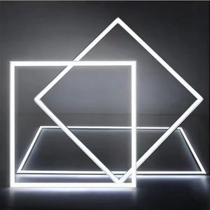 Panneau lumineux LED en aluminium breveté 48W, design moderne, encastré au plafond, effet halo, éclairage intérieur pour <span class=keywords><strong>la</strong></span> maison, le bureau et les espaces commerciaux, IP33 - Product Image 1