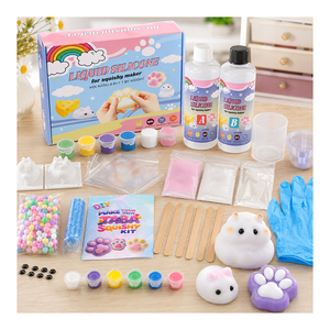 Materiales de fundición blandos al por mayor, compuesto de silicona de tacto suave, moldes de cavidades de animales, vasos para tintes, agitadores, guantes, caja - Product Image 6