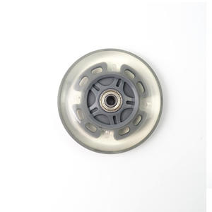 Ruedas flash patines en linea100mm roue lumineuse 100mm scooter roue clignotant rouleau pu lumineux led patin à roues alignées - Product Image 2