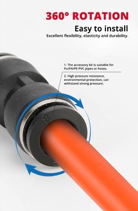 Raccord rapide pneumatique PC pour tuyau de gaz, filetage mâle droit 4/6/8/10/12/<span class=keywords><strong>14</strong></span>/16 <span class=keywords><strong>MM</strong></span>, connexion droite pour <span class=keywords><strong>tube</strong></span> d'air à pousser - Product Image 5