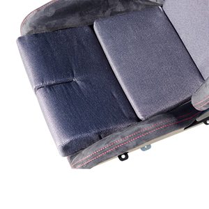 Asiento Kimi - Asiento Deportivo Individual para Automóvil, Tela y Fibra de Vidrio, Negro, Universal con Kit Simoni Racing Sled - Product Image 5
