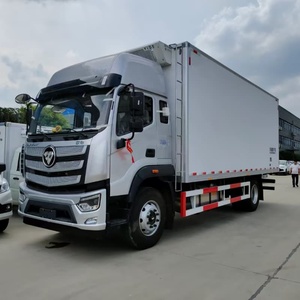 Foton 4x2 9-speed Fast Gear Transmission 5-10 ton Capacity -20º C Refrigerator <b>Freezer</b> Truck for Ice - Product Image 1