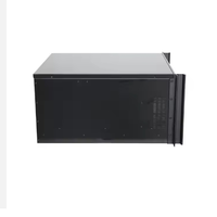 Station de travail industrielle 19 ''6U Serveur Châssis monté en rack Haute luminosité 12.1 LCD Accessoire informatique industriel tactile en option