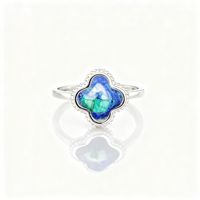 925 Sterling Silver Eilat Stone Ring King Solomon Stone Jewish Jewelry Judaica Hanukkah Gift