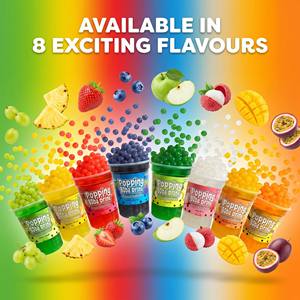 Bebida de Boba con Sabor Clásico a Fresa, 280 ml, Lista para Beber |   Vaso de Jugo de Boba con Pajita, Efecto Explosivo Real, Venta al por Mayor OEM - Product Image 6