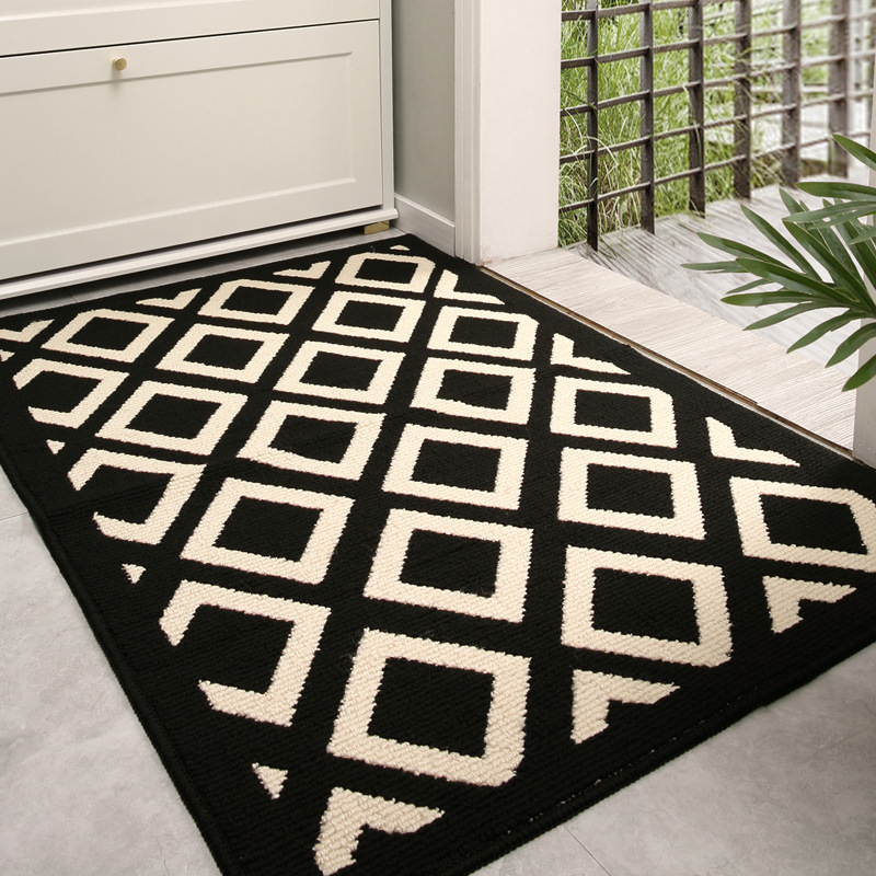 Facile à nettoyer intérieur extérieur tapis patio pour chambre cuisine arrière-cour