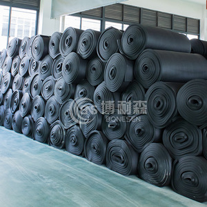 Revêtement de sol en caoutchouc Bonesen, panneau d'isolation acoustique nano haute densité, épaisseur 10 mm, installation adhésive, origine Guangzhou - Product Image 3