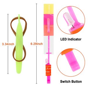 Trò chơi tiệc tùng vui nhộn và vui tươi của trẻ em với súng cao su sáng lên và mũi tên một đồ chơi bay cao su nhấp nháy - Product Image 6