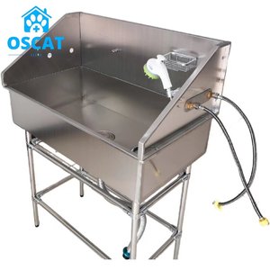 حوض استحمام OSCAT البيطري للحيوانات الأليفة ، حوض استحمام سبا ، باب محمول ومنفاخ ، حوض استحمام بيطري ، أحواض استحمام لتنظيف الكلاب - Product Image 2