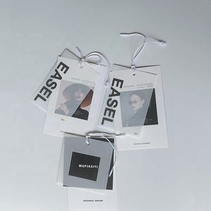 Kỹ thuật số may mặc Số serial quần áo thẻ tùy chỉnh quần áo treo tag bán buôn Trung Quốc giấy in mẫu tag Giày - Product Image 1