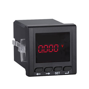 96*96 Mét bảng điều chỉnh gắn LCD vôn kế hiển thị một pha RS485 hỗ trợ cho điện áp <span class=keywords><strong>Meter</strong></span> sản phẩm - Product Image 3